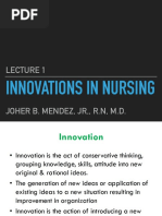 Innovations in Nursing