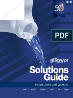 Solutions Guide: Disinfectants and Cleaners