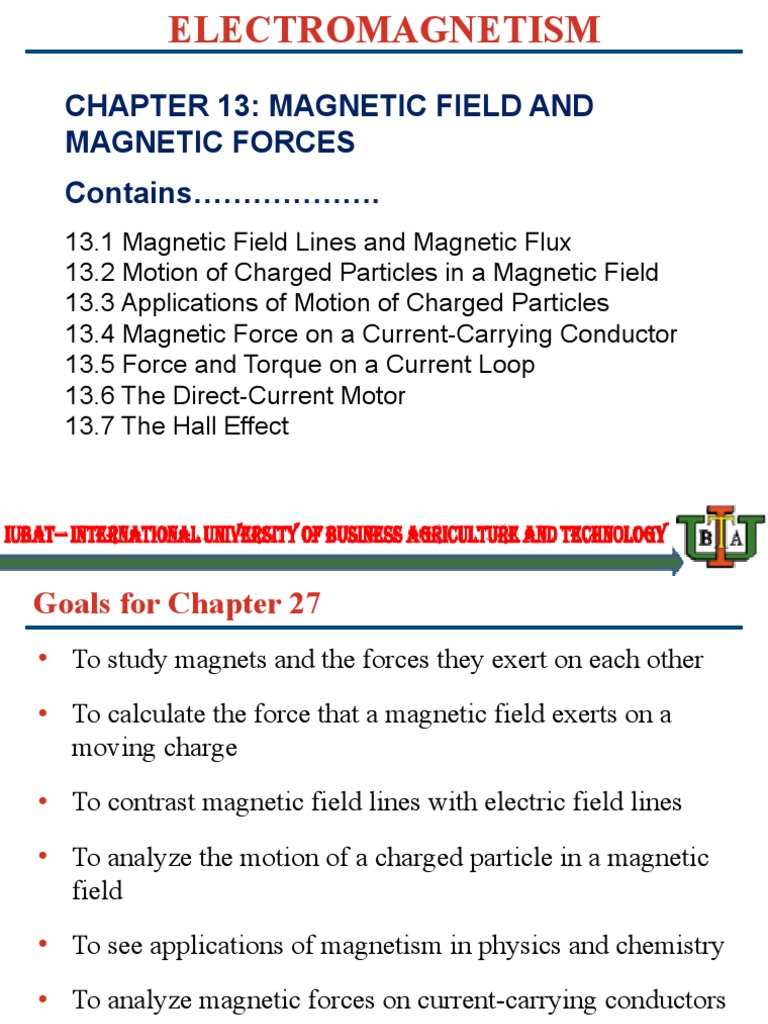 Magnetic Field and Magnetic Forces | PDF | Magnetic Field | Magnetism