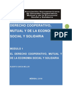 Modulo 1. El Derecho Cooperativo, mutual y de la Economía Social y Solidaria