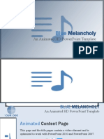 Melancholy: An Animated HD Powerpoint Template