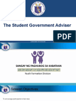 The Student Government Adviser: Department of Education