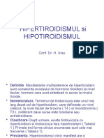 Hipotiridismul si Hipertiroidismul 
