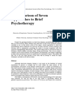 Demos & Prout - A comparison of seven approaches to Brief Psychotherapy
