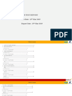 Lab Test Report Test Date-13 Mar 2019 Report Date - 15 Mar 2019