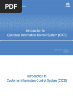 Intro To CICS PDF