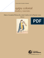2013-Estudios y Materiales Sobre El Uso de Los-Quipus-M Curatola y JC de La Puente PDF