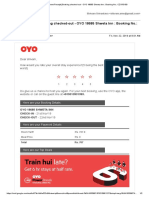 Gmail - (Payment Receipt) Booking Checked-Out - OYO 18685 Shweta Inn - Booking No. - CZXR3180