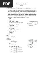 Heat and Mass Transfer: Unit I