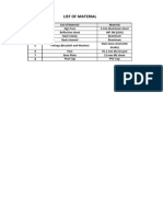 List of Material PDF