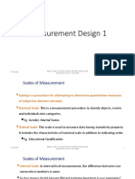 Measurement Design 1