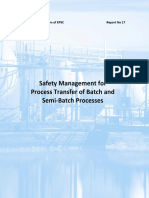 Safety Management For Process Transfer of Batch and Semi-Batch Processes