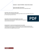 Portfolio Entry Template PDF