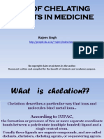 Use of Chelating Agents in Medicine PDF