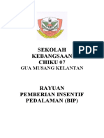 Kertas Kerja Rayuan Pemberian BIP