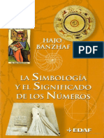 La Simbologia y El Significado de Los Numeros - Hajo Banzhaf