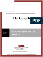 Ntroduction TO THE Gospels