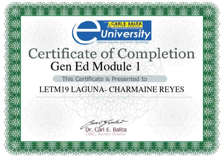 Gen Ed Module 1: LETM19 Laguna | PDF