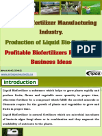 Liquid Biofertilizer Manufacturing Industry-286748 PDF