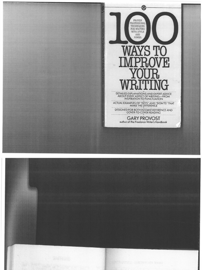 Ch 1 And 2 100 Ways To Improve Your Writing Pdf