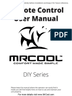 Remote Control User Manual: DIY Series