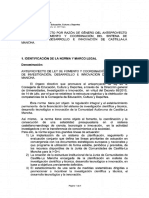 Informe Impacto Genero Anteproyecto Ley Fomento Coordinacion Sistema Idi CLM