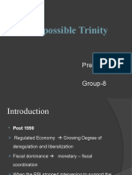 The Impossible Trinity: Presented By: Group-8