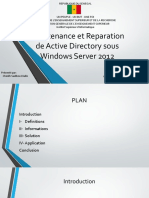 Maintenance et Reparation de Active Directory sous Windows - Copie
