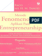 Metode Fenomenologi Aplikasi Pada Entrepreneurship PDF