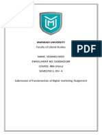 Marwadi University Faculty of Liberal Studies Digital Marketing Assignment