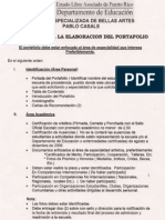 Criterios para La Elaboración Del Portafolios