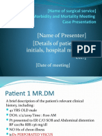Appendix 3 Case Presentation