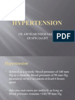 Hypertension: DR Abdelmoniem Saeed Er Specialist