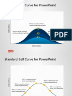 Standard Bell Curve For Powerpoint: This Is A Sample Text Here. Insert Your Desired Text Here