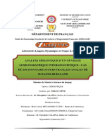 Analyse Semantique D Un Ouvrage Lexicogr PDF