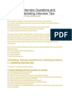 Marketing Interview Questions and Answers 1122