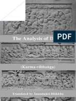The Analysis of Deeds - Karma-Vibhanga