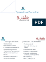 Escopo Operacional e Fluxograma Faturamneto - Estoque - Distribuição
