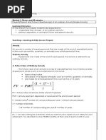 Topic 3 Module 2 Simple Annuity (Savings Annuity and Payout Annuity)