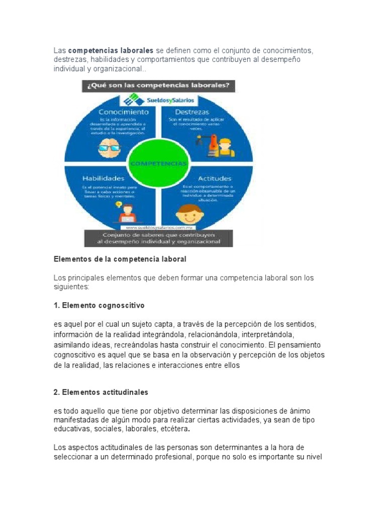 Análisis de Competencias Laborales | PDF | Evaluación | Aprendizaje