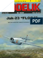 Modelik 2004.16 Jak-23 Flora