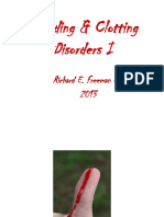 Bleeding Clotting Disorders I FREEMAN 20131