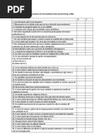 Cuestionario OCI-R para TOC | PDF | Sicología