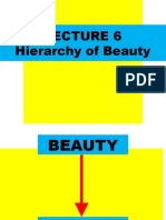 Lecture 6. Hierarchy of Beauty