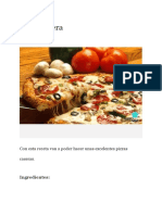 Pizza Casera Uruguaya
