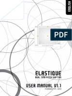 Elastique: User Manual v1.1