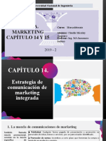 Control Estrategia de Comunicación de MKT - Publicidad y Promoción - Cap 14 y 15