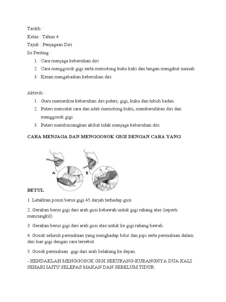 Gosok Gigi Dan Potong Kuku Pdf