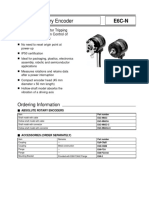 Absolute Rotary Encoder: Ordering Information