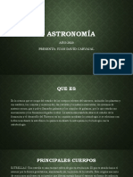 La Astronomía